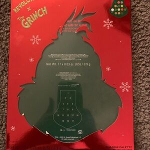 Revolution Grinch Shadow Palette in Red and Green